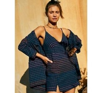 Free People Blazer Dress Set